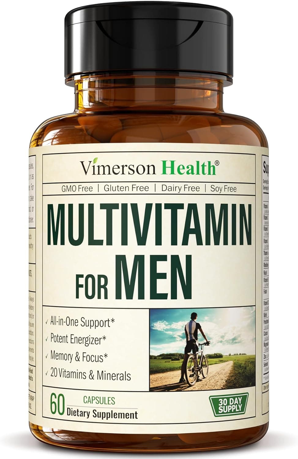 Vimerson Health Multivitamin for Men, 60 Capsules