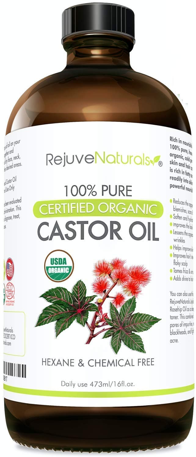 RejuveNaturals, Castor Oil 100% Pure, 473 ml
