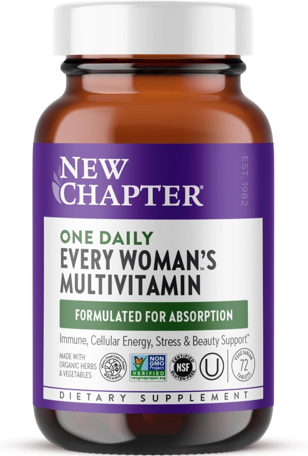 New Chapter Women's Multivitamin, 72 Tablets