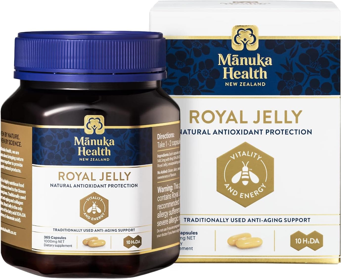 Manuka Health Royal Jelly 1000mg, 365 Capsules