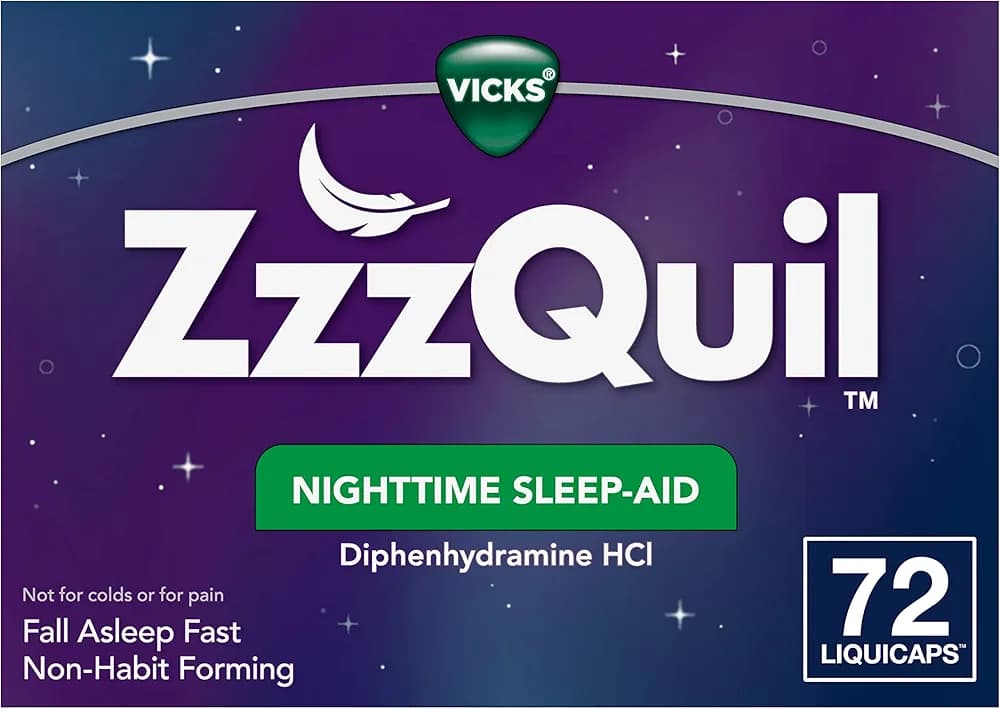 ZzzQuil, Nighttime Sleep Aid LiquiCaps | 72 Capsules