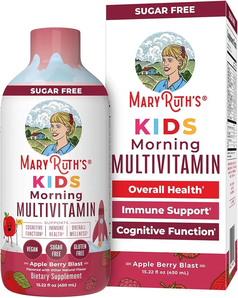 MaryRuth's Kids Liquid Multivitamin | Immune & Cognitive Support | 450 ml