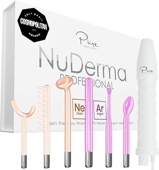 NuDerma Professional Skin Therapy Wand | High Frequency Facial