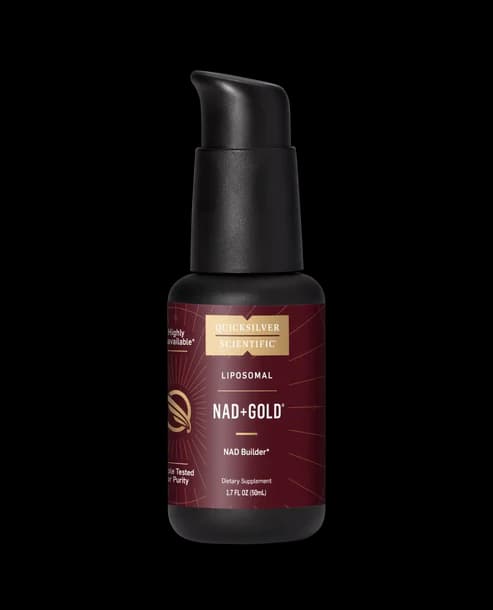 Quicksilver Scientific NAD+ Gold® | Liposomal NMN Supplement | 50 ML