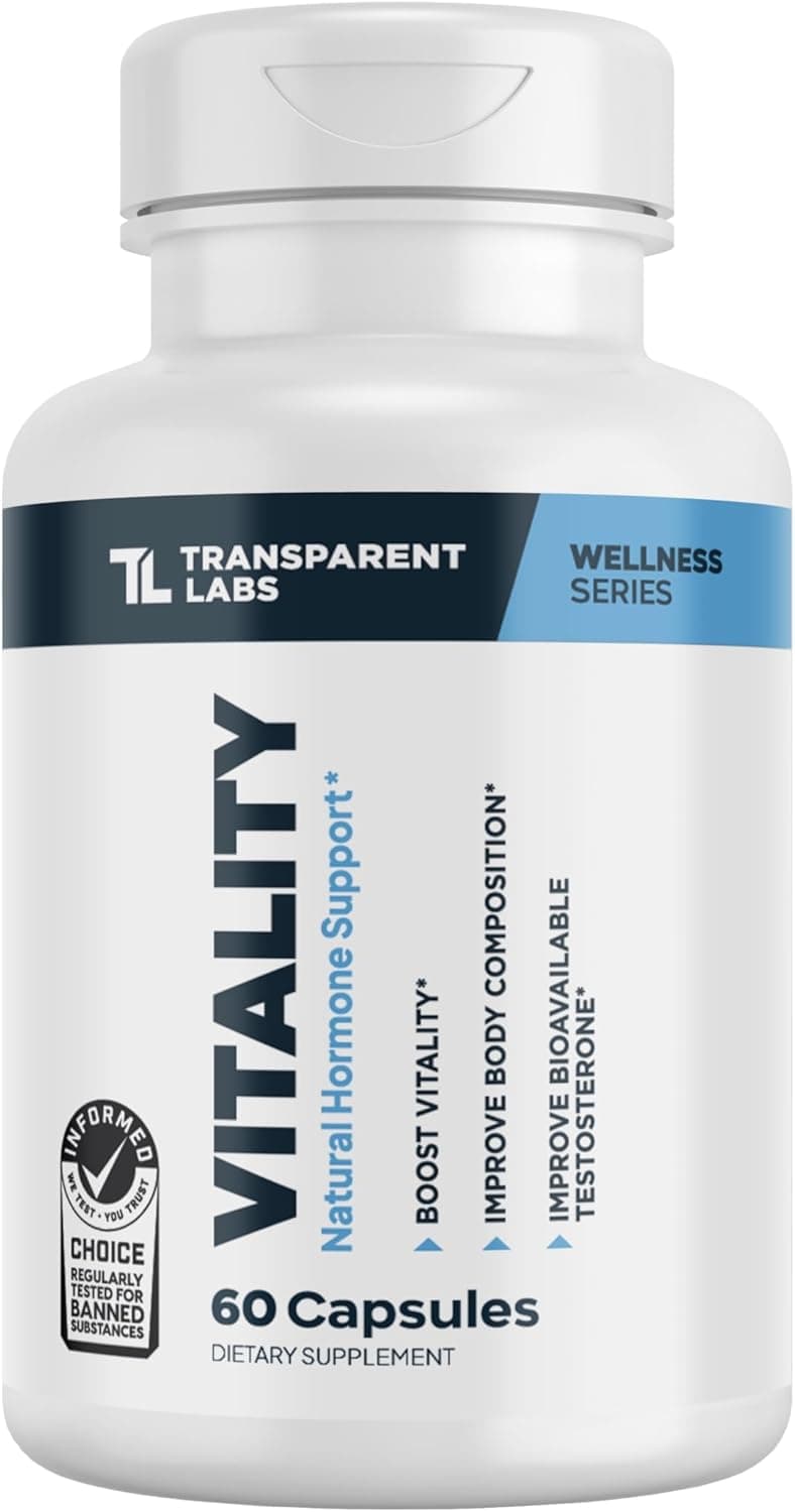 Transparent Labs Vitality Testosterone Booster - 60 Count