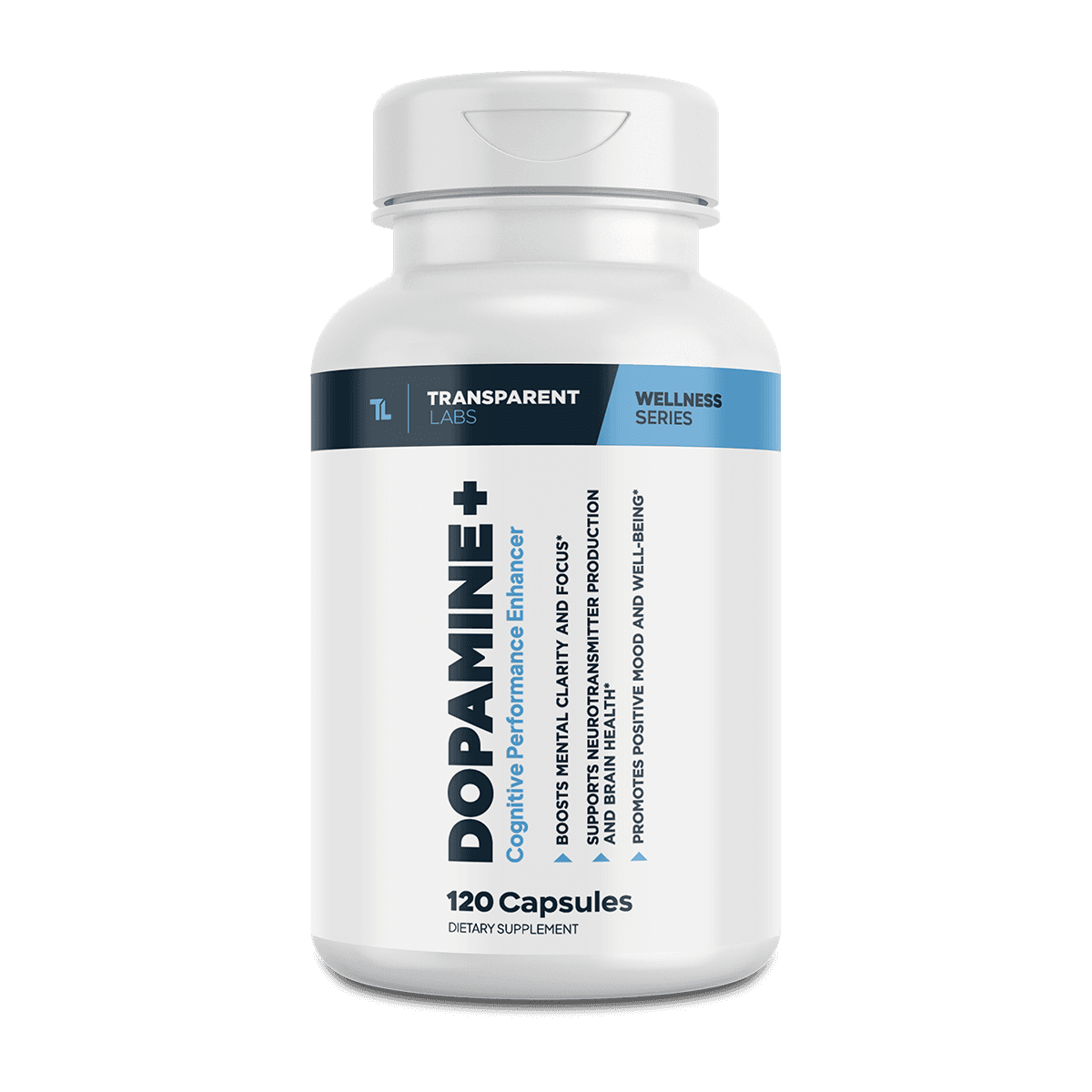 Transparent Labs Dopamine+ – Cognitive & Mood Support – 120 Capsules
