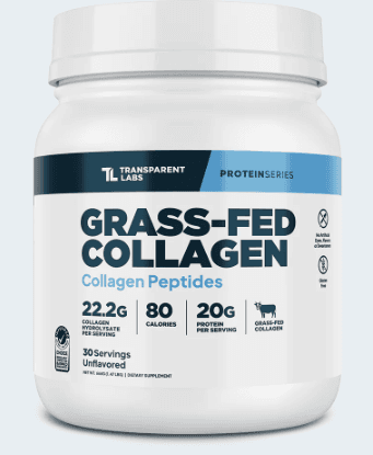 Transparent Labs Grass-Fed Collagen 30 servings (Unflavored)