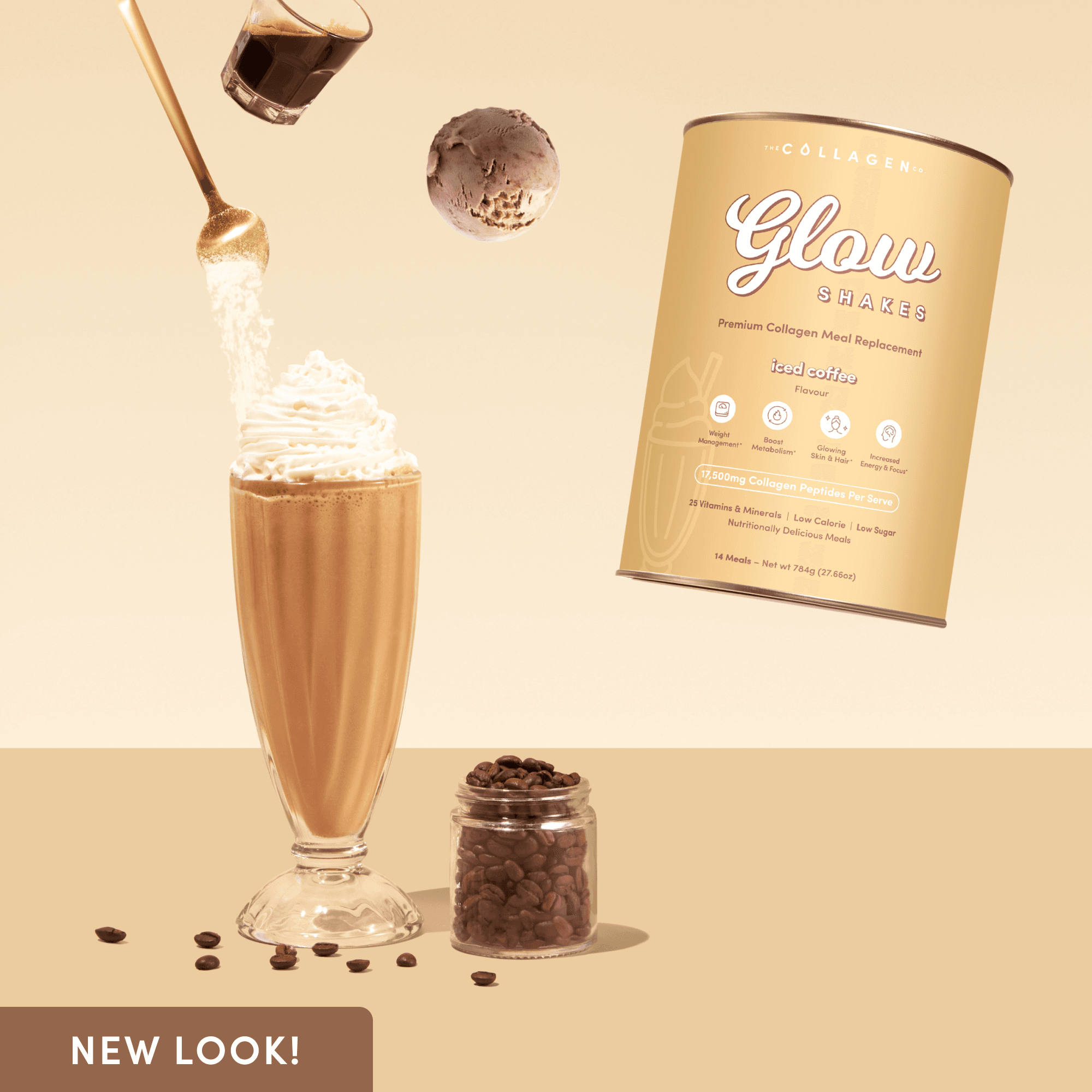 Iced coffee Collagen Meal Replacement - 784g