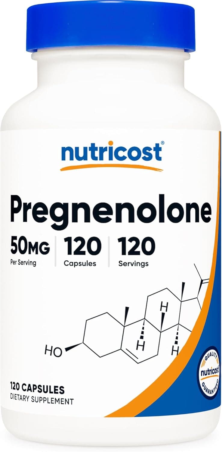 Nutricost Pregnenolone 50mg |120 Capsules