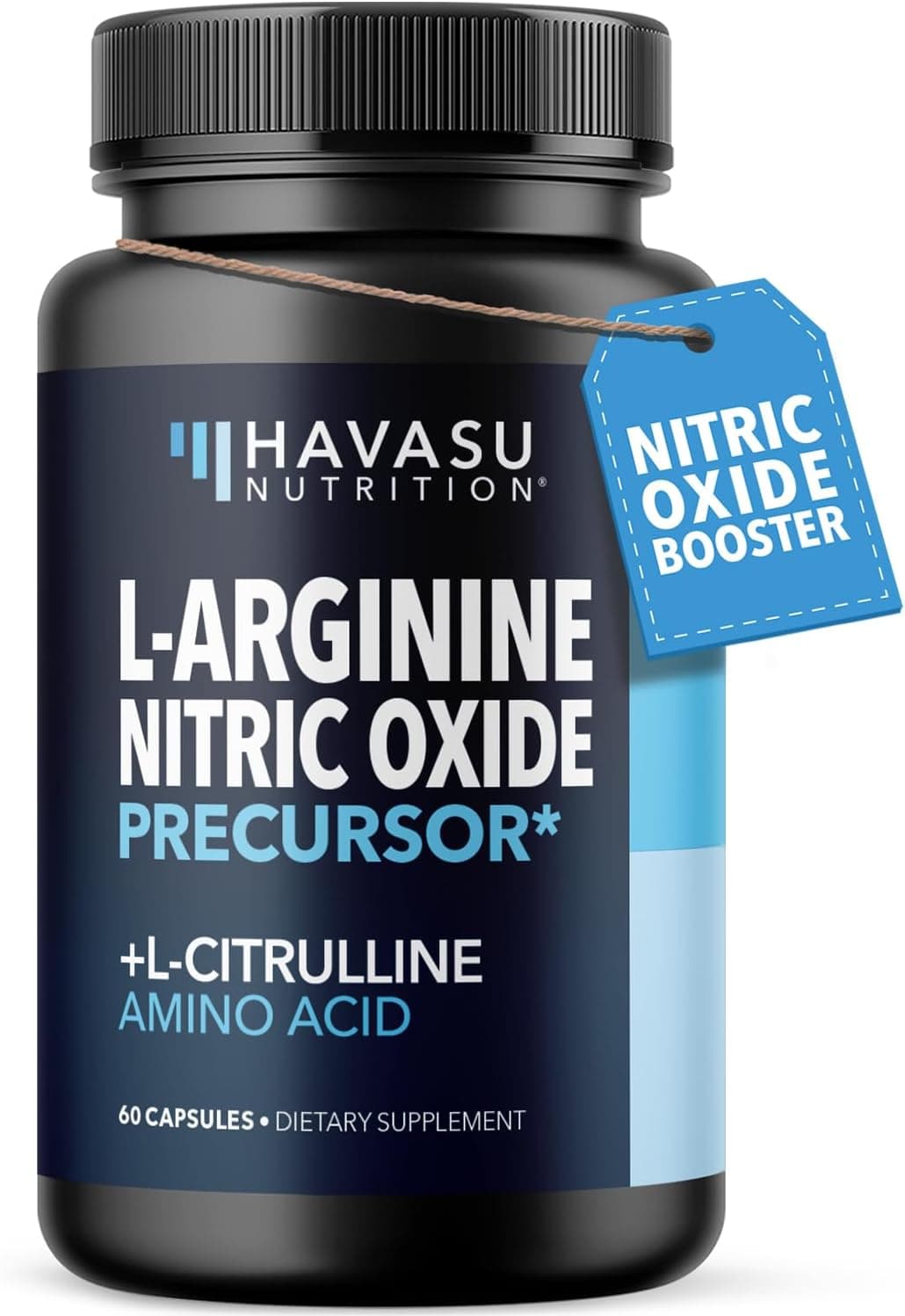 L-Arginine Capsules Nitric Oxide | 60 Capsules