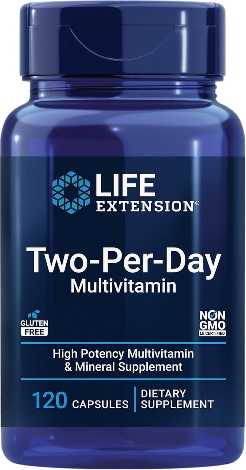 Life Extension Two-Per-Day | High-Potency Multivitamin |120 Capsules
