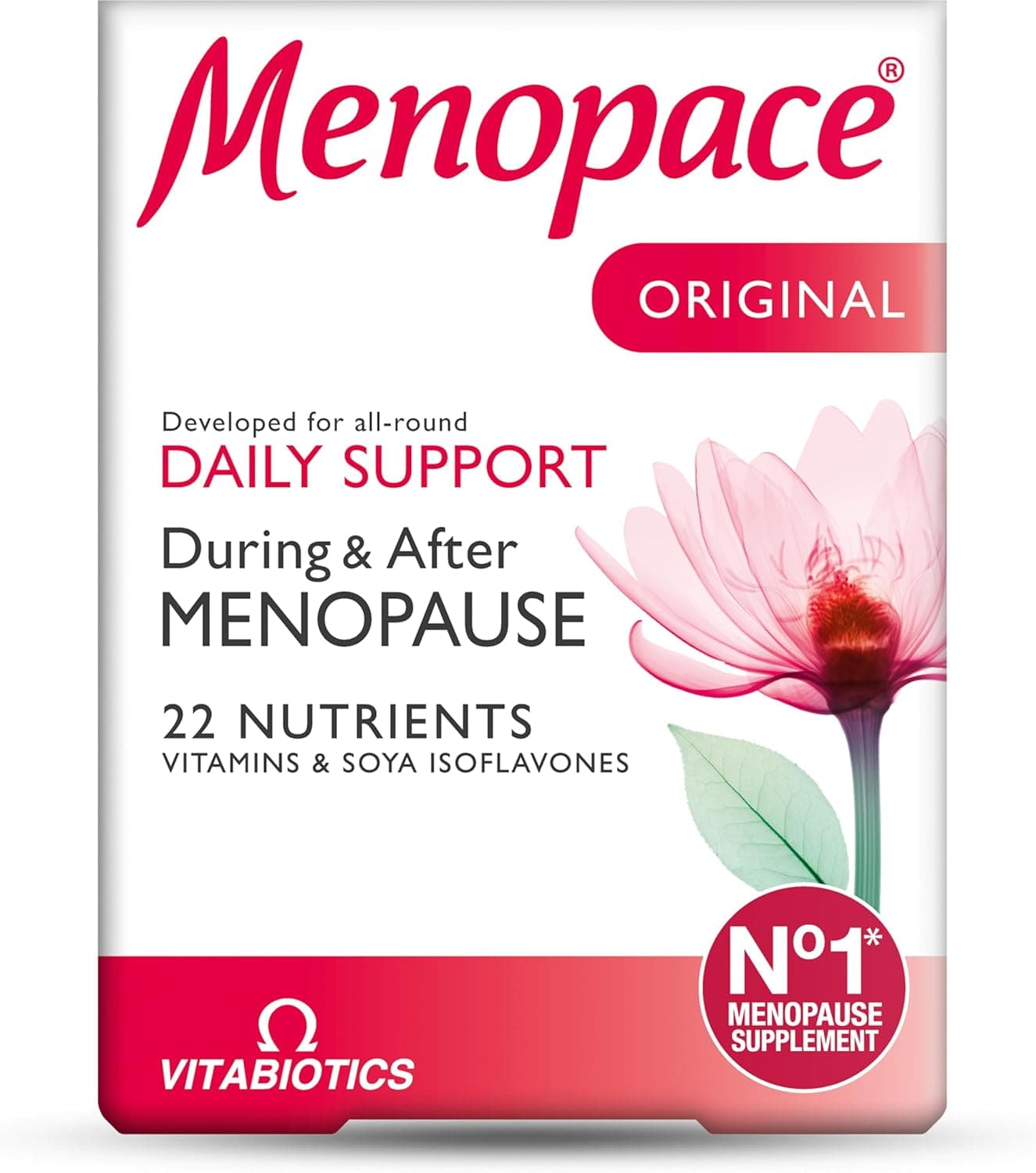 Menopace Original | Menopause Supplement for Women by Vitabiotics. | 30 Tablet
