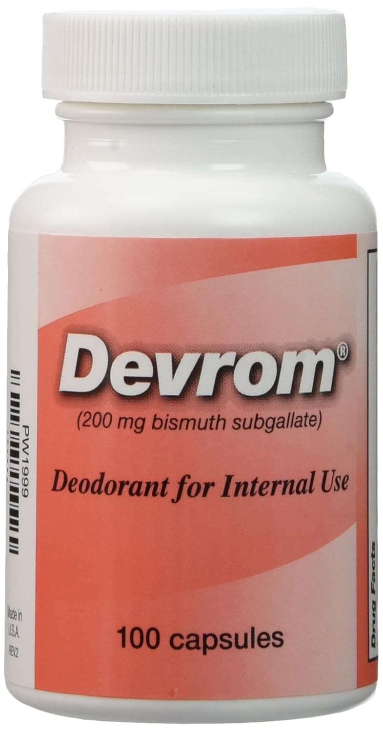 DEVROM® 200mg Capsules (Internal Deodorant) |100 Capsules
