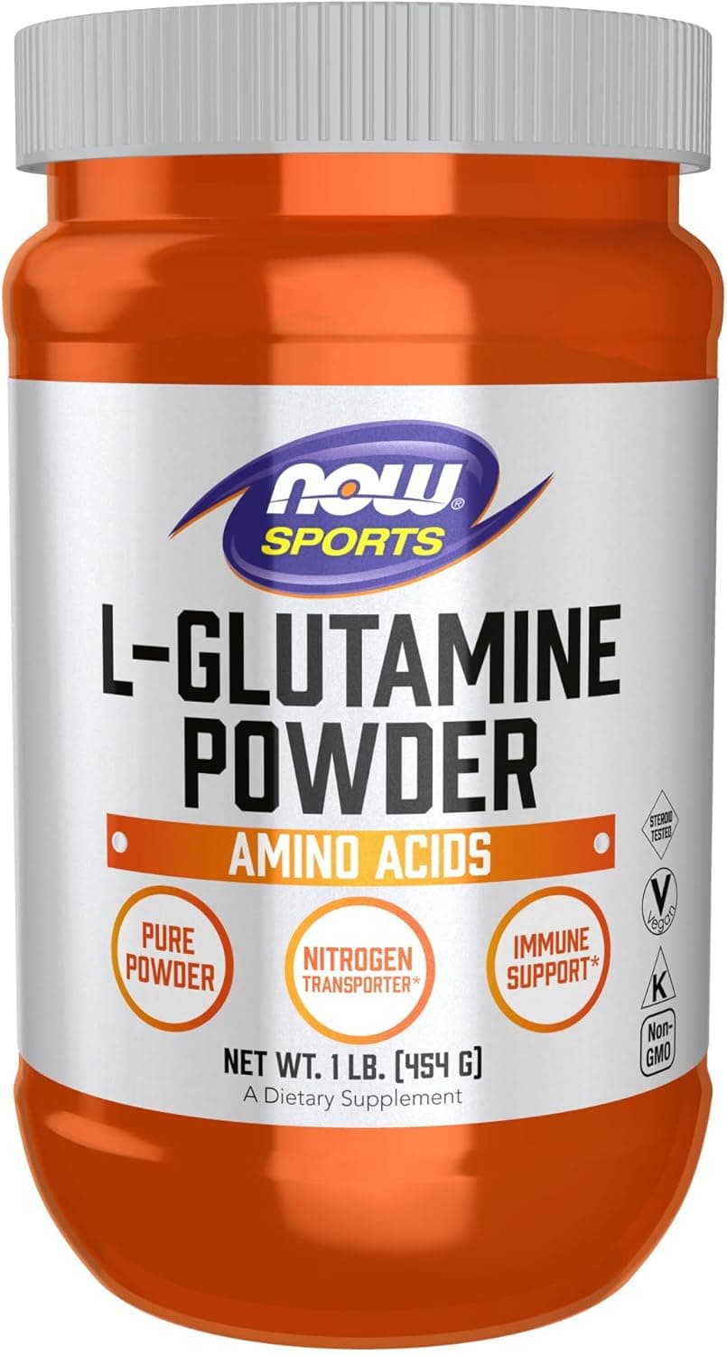 NOW Sports L-Glutamine Powder | Recovery & Immune Support |1-Pound