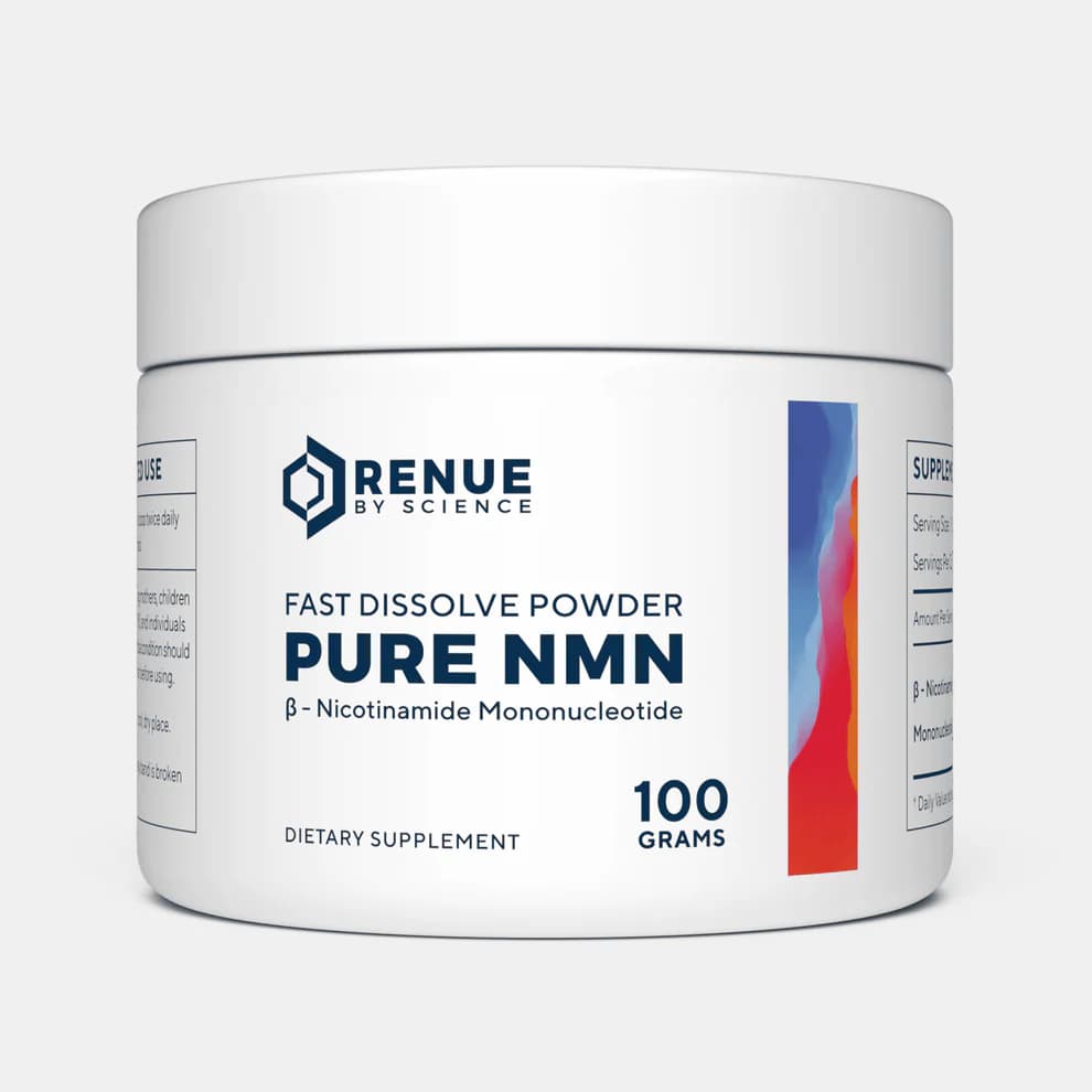 Renue by science Pure NMN Powder | Sublingual NAD+ Precursor | 100 grams