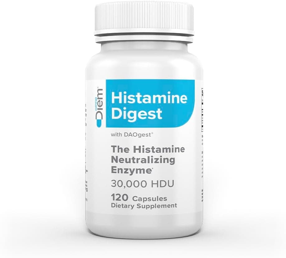 Omne Diem Histamine Digest | High Potency 30,000 HDU DAO Supplement | 120 Capsules