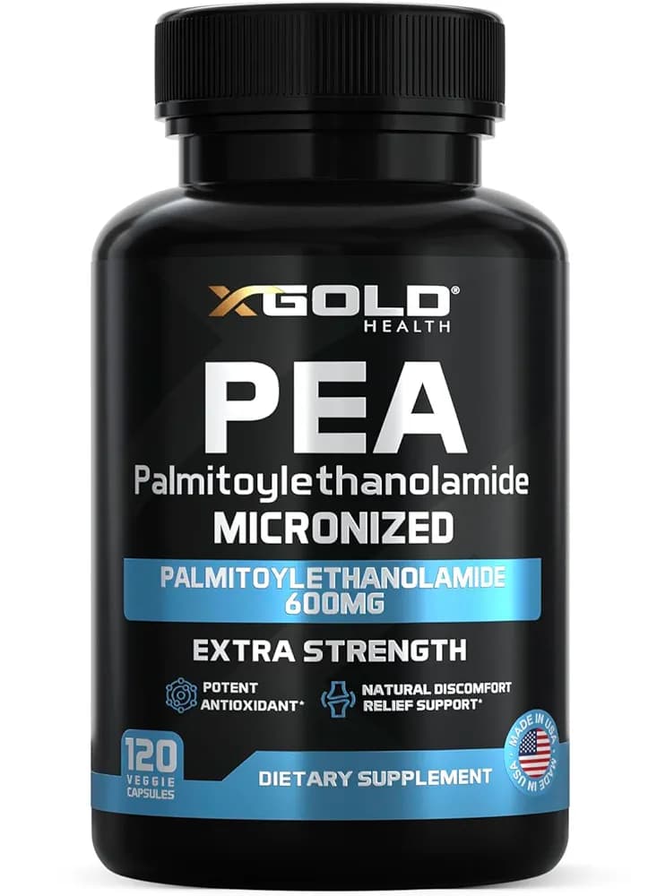 Micronized PEA Supplement 600mg | Supports Body Comfort | 120 capsules