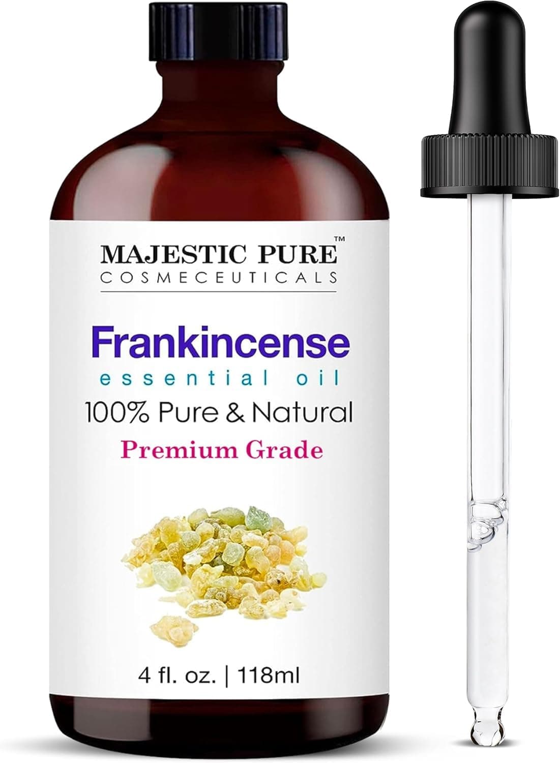 Majestic Pure Frankincense Essential Oil (4 oz) | For Skin & Diffuser