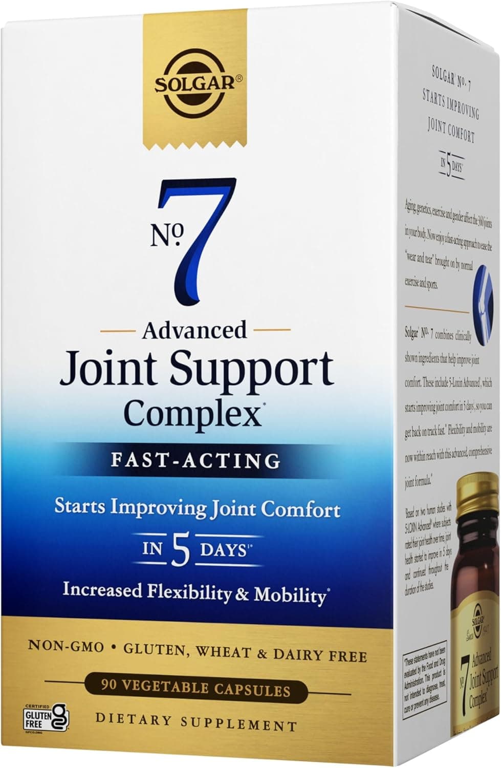 Solgar No. 7 | Fast-Acting Joint Support & Comfort | 90 Capsules