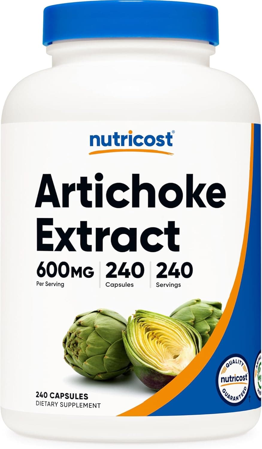 Nutricost Artichoke Extract 600mg | 240 Veggie Capsules