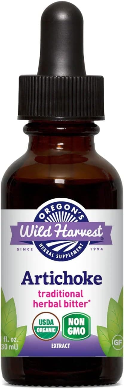 Organic Artichoke Extract 1:4 | Oregon's Wild Harvest | 1oz