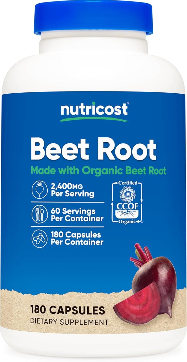 Nutricost Beet Root 2400 mg | 180 Capsules