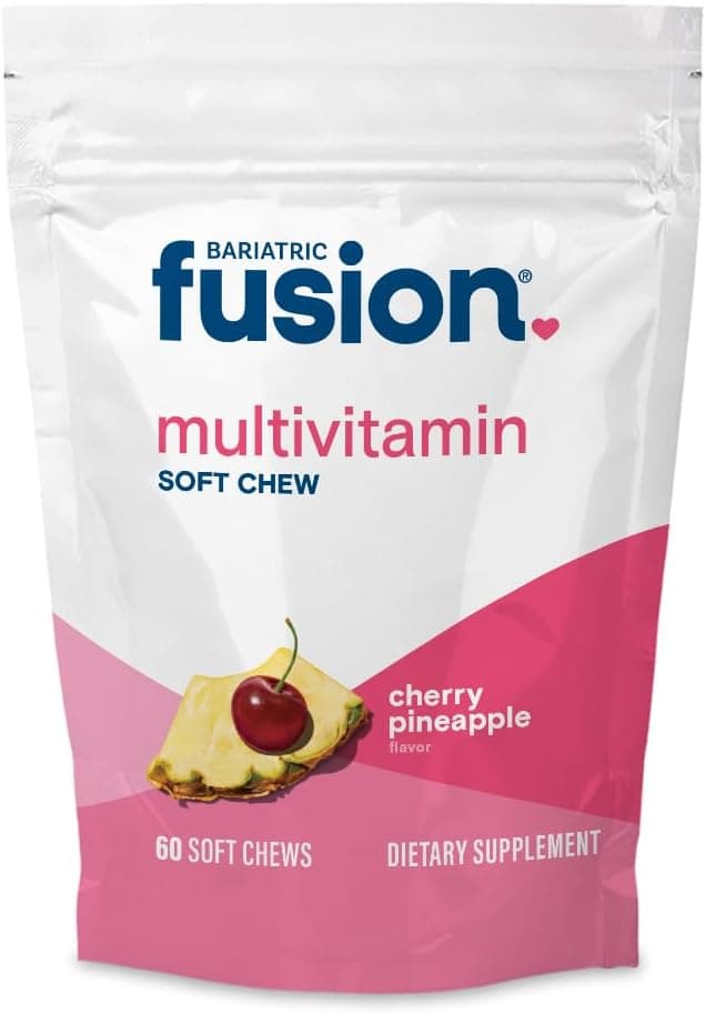 Bariatric Fusion Soft Chews | Cherry Pineapple Multivitamin | 60ct