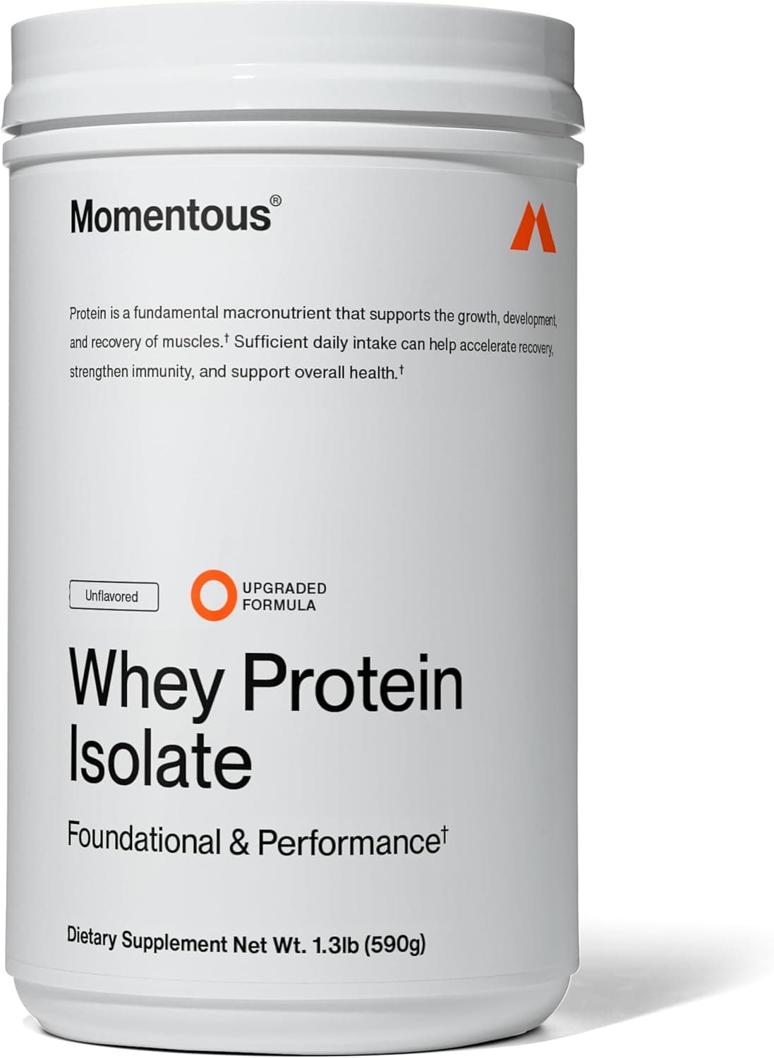 Momentous Whey Protein Isolate Review | Grass-Fed & NSF Certified | 25 serving