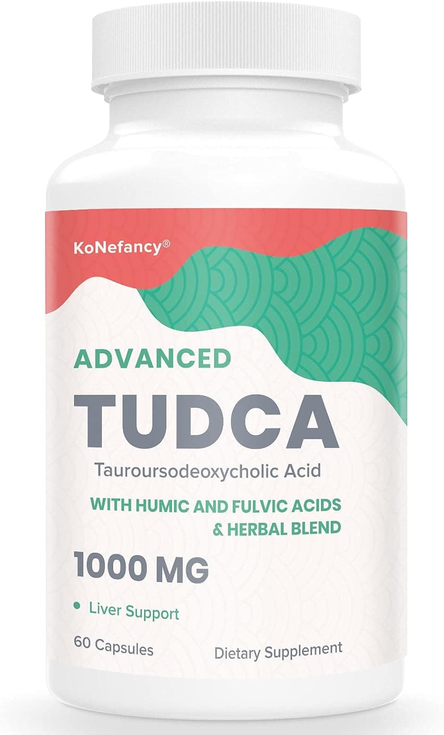 KoNefancy TUDCA | 1000mg Liver Detox Stack | 60 Capsules