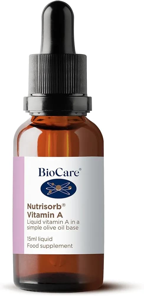 BioCare Nutrisorb Vitamin A | Pure Liquid Drops (2500 IU) - 15ml
