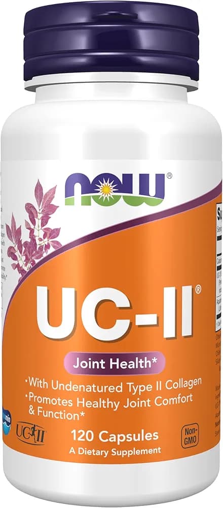 NOW Foods UC-II Type II Collagen 40mg | Advanced Joint Support & Mobility | 120 Veg Capsules
