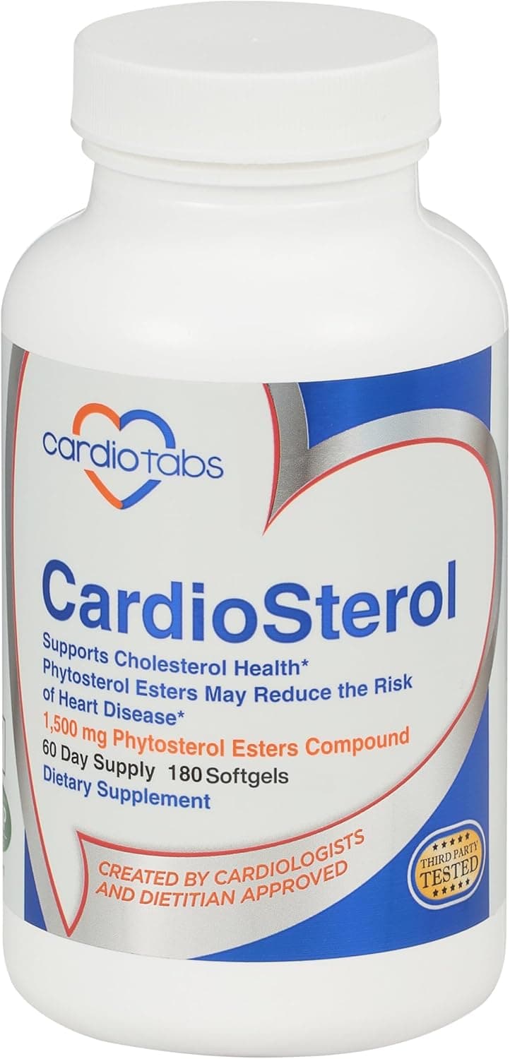 CardioSterol (Phytosterols) | Lowers LDL Naturally | Bio Nutrition | 180 Softgels