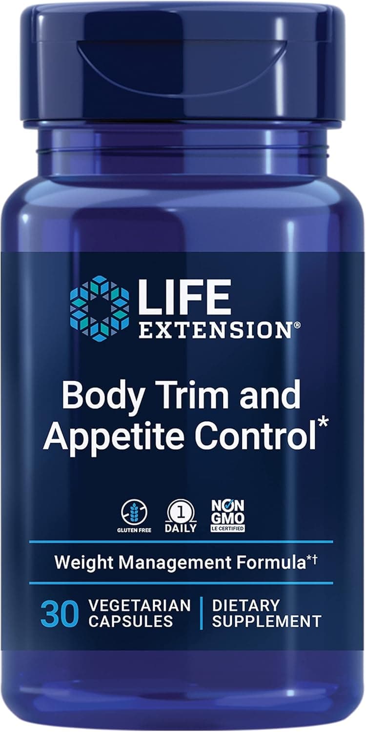 Life Extension Body Trim Review | Non-Stimulant Appetite Control | 30 Capsules