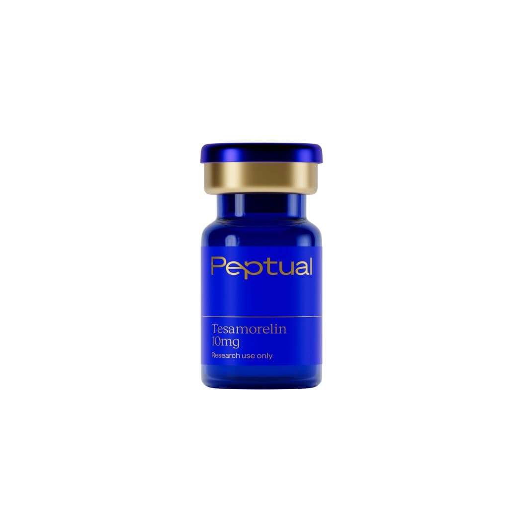Peptual Tesamorelin 10mg vial | Visceral Adipose Tissue Reduction & Metabolic Optimization