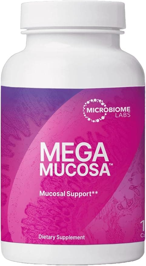 Microbiome Labs MegaMucosa | Mucosal & Gut Support | 180 Capsules