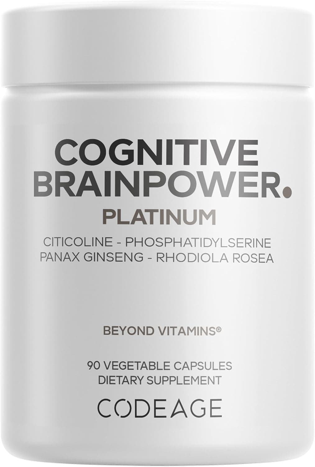 Codeage Cognitive Brainpower Platinum | 90 Capsules