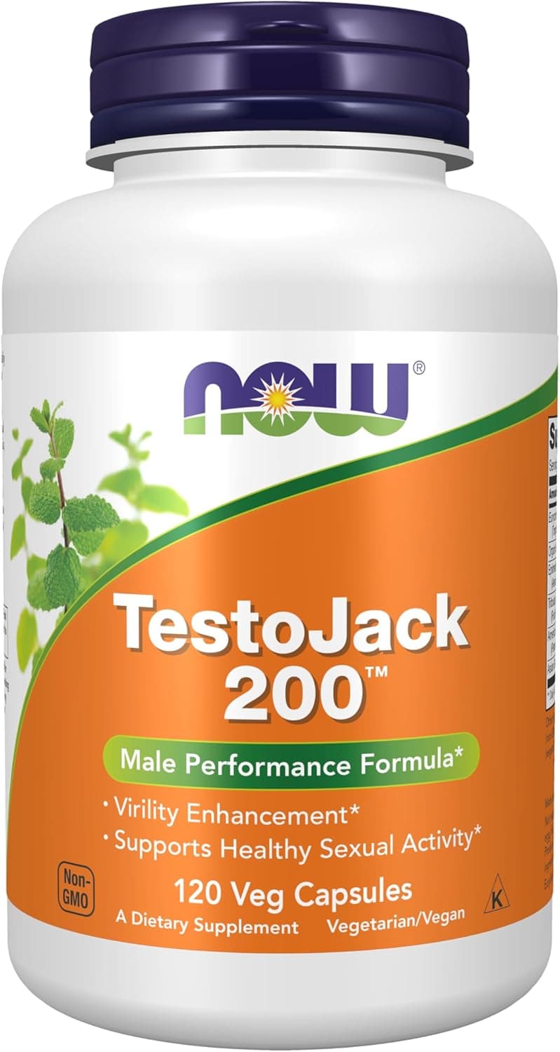 NOW Foods TestoJack 200 | 120 Vitality Capsules