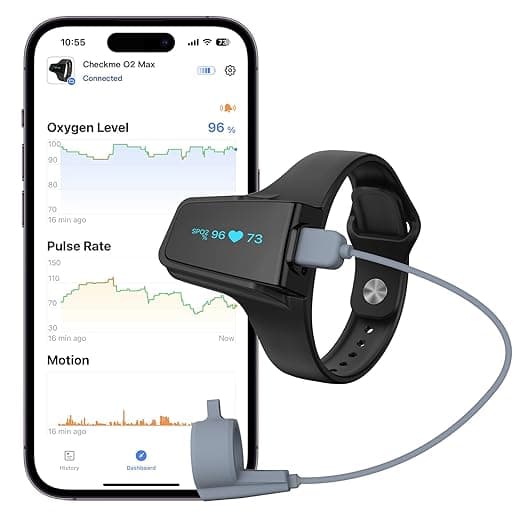 Wellue Wrist Pulse Oximeter | Continuous SpO2 Tracking