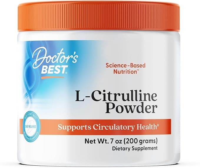 Doctor's Best L-Citrulline Powder | Pure NO Booster | Unflavored, Gluten Free