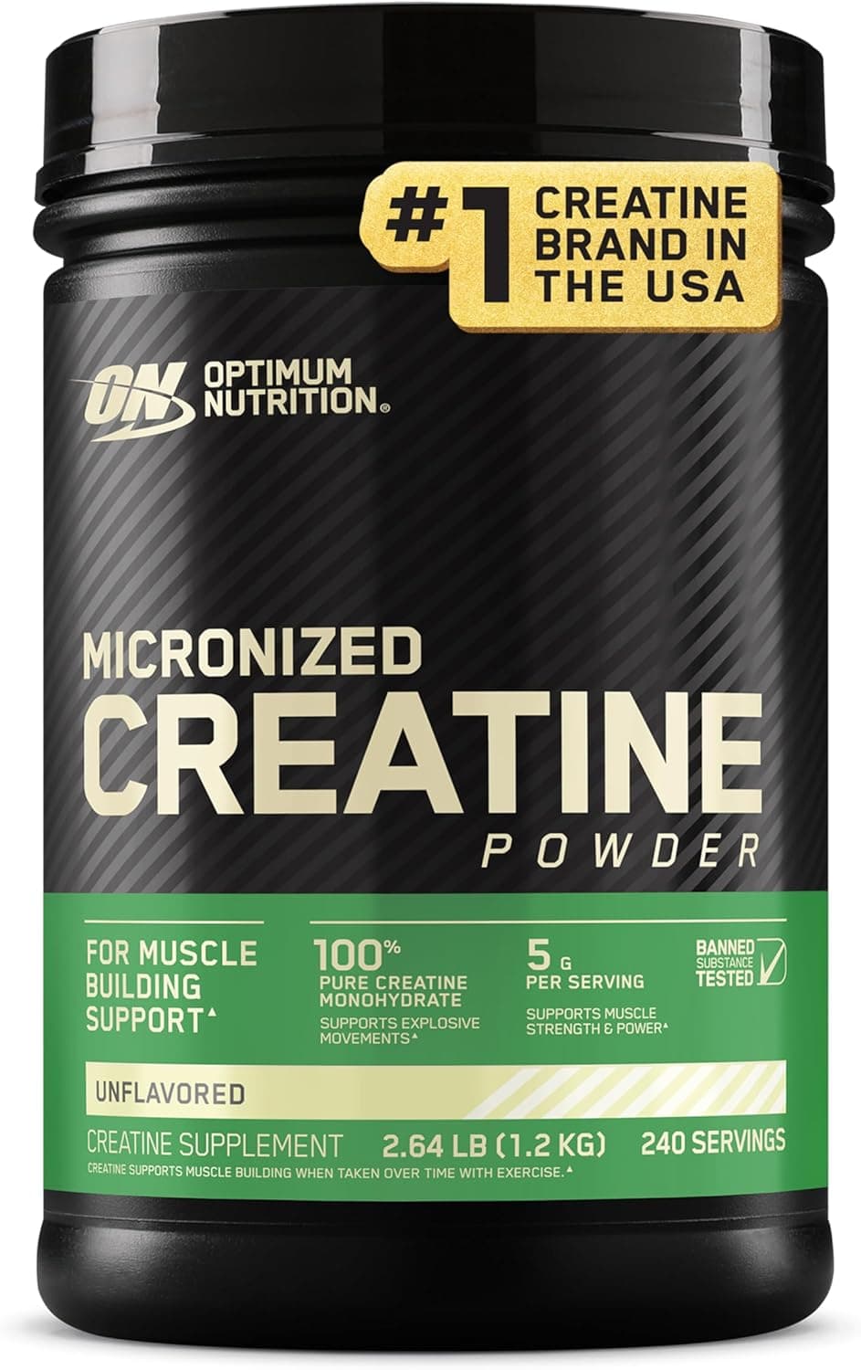 Optimum Nutrition Micronized Creatine Powder | 240 Servings