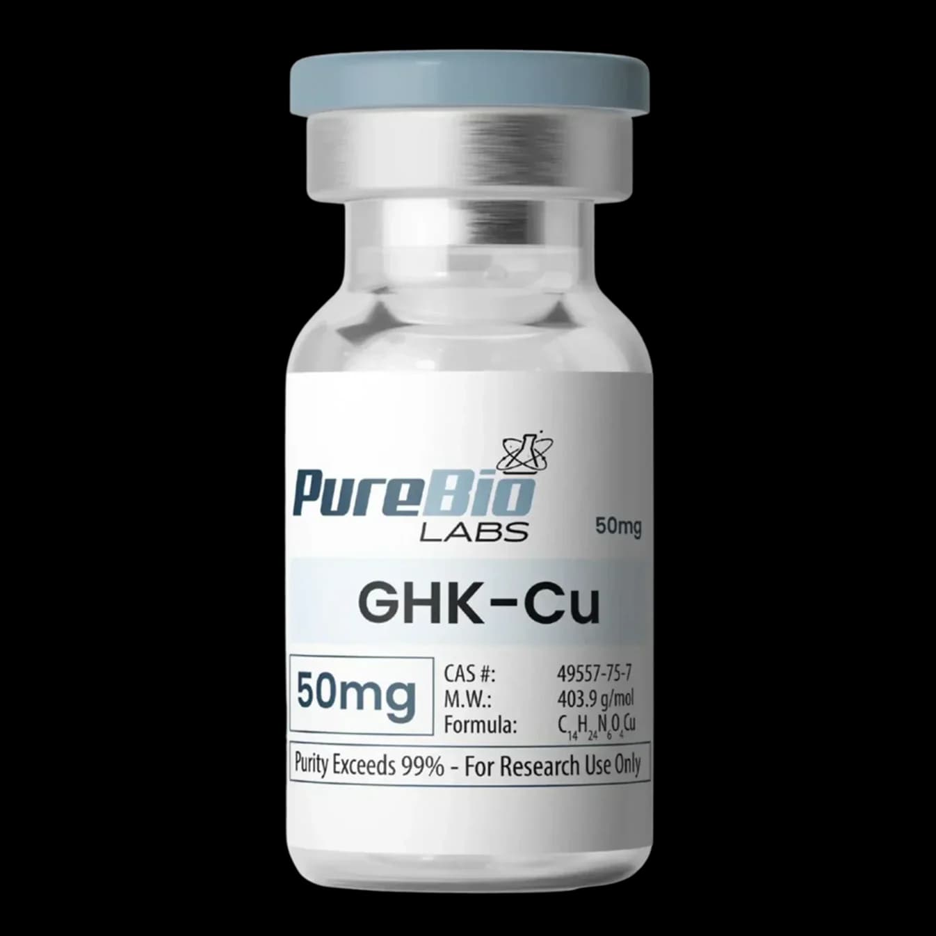 Pure Bio Labs GHK-Cu Copper Tripeptide (50mg) | Support advanced tissue repair