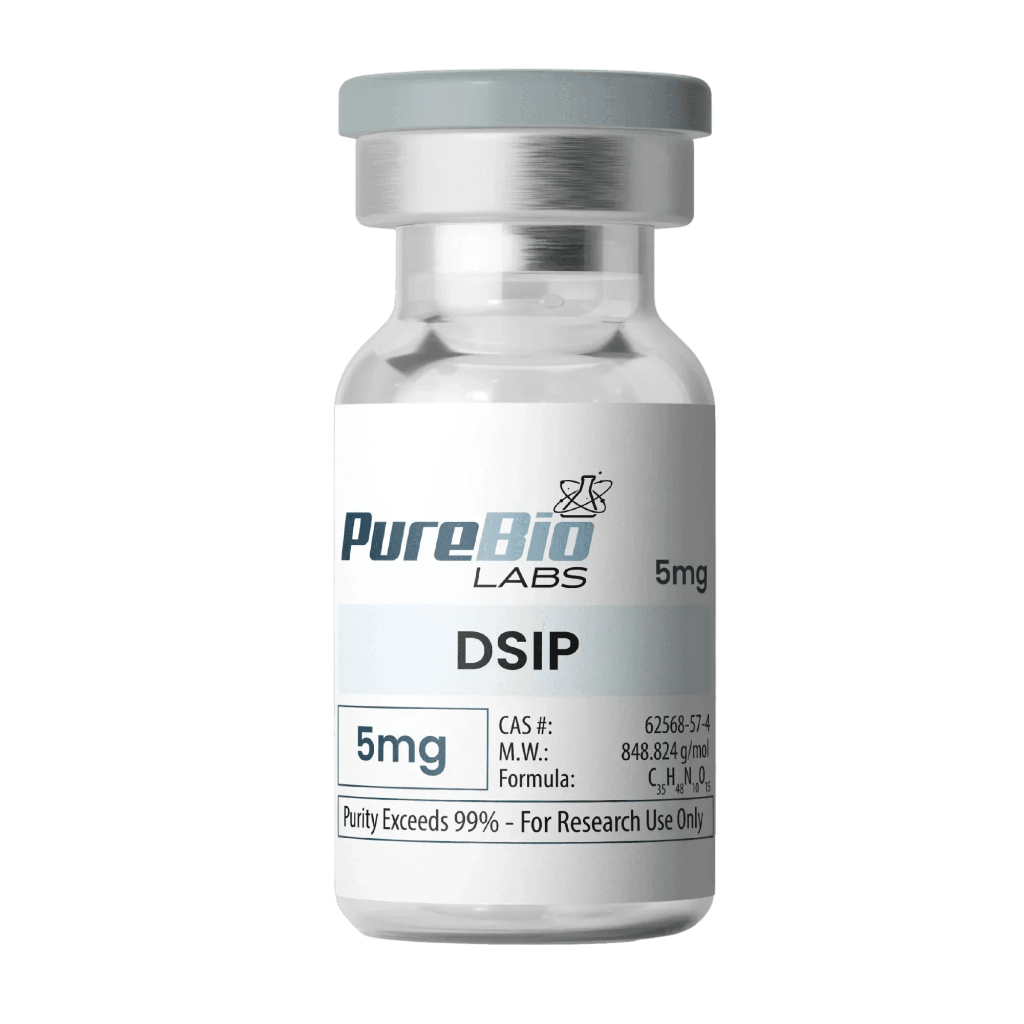Pure Bio Labs DSIP Vial (5mg) | Sleep Architecture Peptide