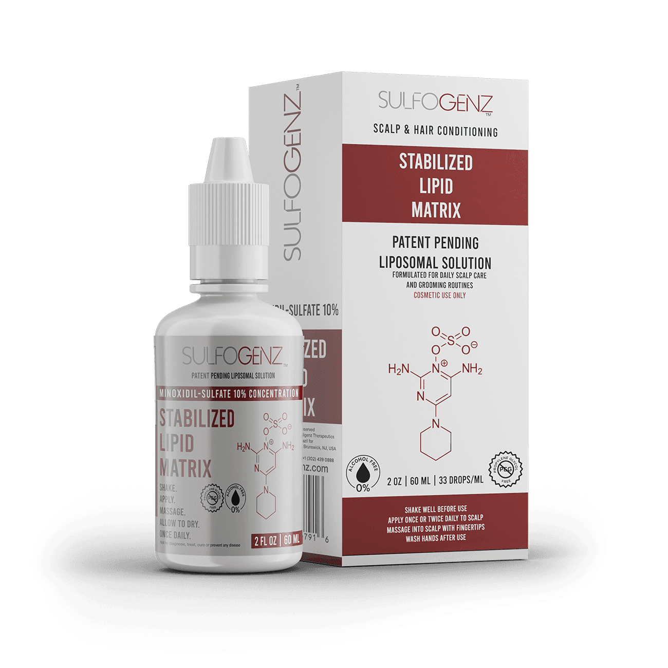 Sulfogenz™ – 10% Liposomal Minoxidil Sulfate 60mL