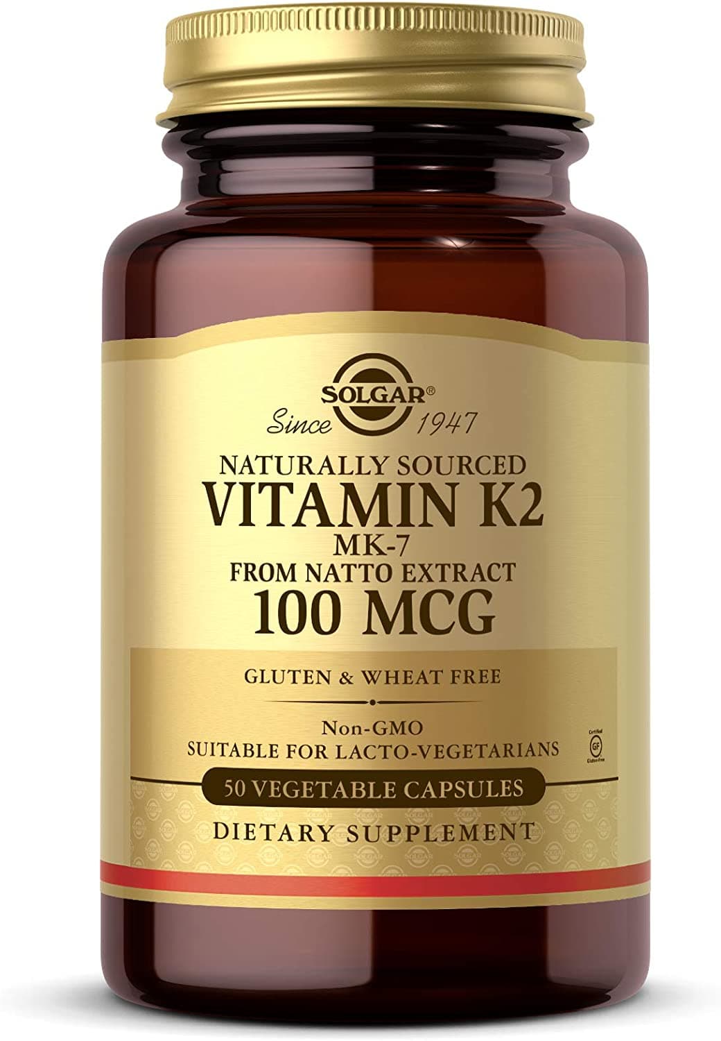 Solgar Solgar Vitamin K2 (MK-7) 100mcg, 50 Capsules