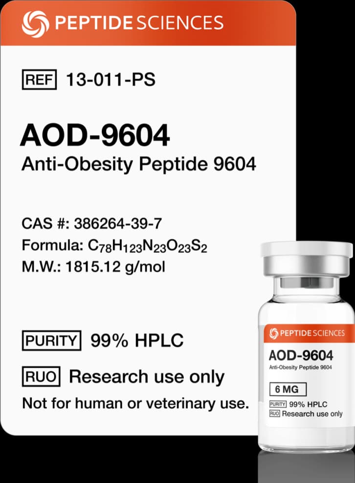 Peptide Sciences AOD9604 6mg